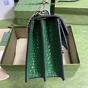 Gucci Dionysus Crocodile Shoulder Bag in Green 28x18x9cm - 6