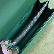 Gucci Dionysus Crocodile Shoulder Bag in Green 28x18x9cm - 4