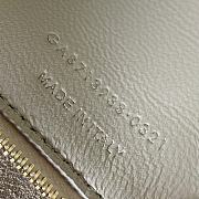 Saint Laurent Small Hobo Underarm Bag in White 713938 22x9.5x21.5cm - 3