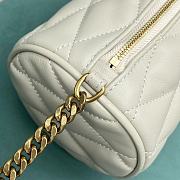Saint Laurent Sade Tube Shoulder Bag in White 23×11.5.×11cm - 2