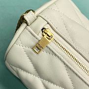 Saint Laurent Sade Tube Shoulder Bag in White 23×11.5.×11cm - 3
