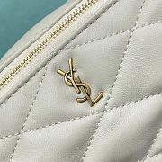Saint Laurent Sade Tube Shoulder Bag in White 23×11.5.×11cm - 4