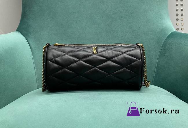 Saint Laurent Sade Tube Shoulder Bag in Black 23×11.5.×11cm - 1