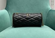 Saint Laurent Sade Tube Shoulder Bag in Black 23×11.5.×11cm - 1