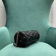 Saint Laurent Sade Tube Shoulder Bag in Black 23×11.5.×11cm - 6