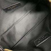 Saint Laurent Sade Tube Shoulder Bag in Black 23×11.5.×11cm - 3