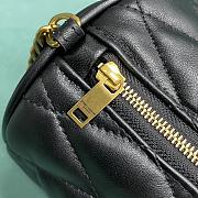 Saint Laurent Sade Tube Shoulder Bag in Black 23×11.5.×11cm - 2