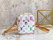 Louis Vuitton Rift Bronne 16 White Monogram Multicolor M40055 16x13.5x4.5cm - 1