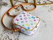 Louis Vuitton Rift Bronne 16 White Monogram Multicolor M40055 16x13.5x4.5cm - 2