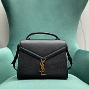 Saint Laurent Cassandra Medium Bag in Black 24x10x19.5cm - 1