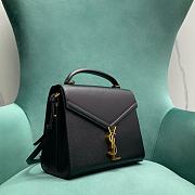 Saint Laurent Cassandra Medium Bag in Black 24x10x19.5cm - 5