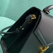 Saint Laurent Cassandra Medium Bag in Black 24x10x19.5cm - 4