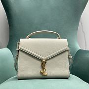 Saint Laurent Cassandra Medium Bag in White 24x10x19.5cm - 1