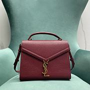 Saint Laurent Cassandra Medium Bag in Red 24x10x19.5cm - 1
