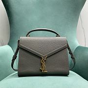 Saint Laurent Cassandra Medium Bag in Grey 24x10x19.5cm - 1