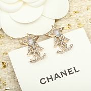 Chanel 23p Five-pointed Star Double C Earrings - 6
