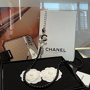 Chanel Goose 23C Black and White Pearl Necklace - 1