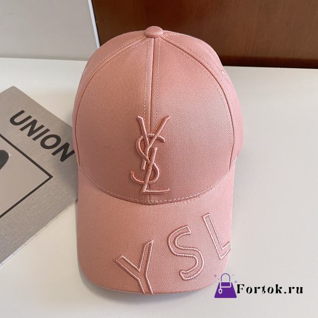 Saint Laurent Hat in Pink - 1