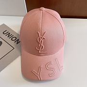 Saint Laurent Hat in Pink - 1