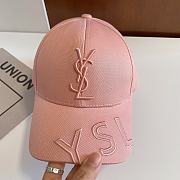 Saint Laurent Hat in Pink - 4
