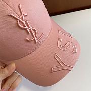 Saint Laurent Hat in Pink - 3