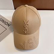 Saint Laurent Hat in Beige - 1