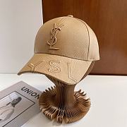 Saint Laurent Hat in Beige - 5