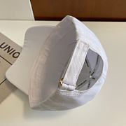 Saint Laurent Hat in White - 6