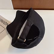 Saint Laurent Hat in Black - 6