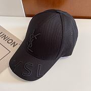 Saint Laurent Hat in Black - 4