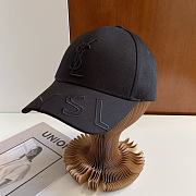 Saint Laurent Hat in Black - 3