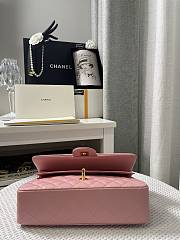 Chanel Classic Flap Bag in Pink Gold Hardware 25.5cm - 5