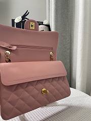 Chanel Classic Flap Bag in Pink Gold Hardware 25.5cm - 4