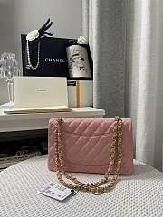 Chanel Classic Flap Bag in Pink Gold Hardware 25.5cm - 3