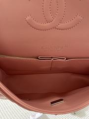 Chanel Classic Flap Bag in Pink Silver Hardware 25.5cm - 3