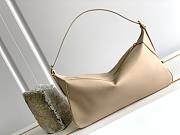 Celine Medium Romy In Supple Calfskin Beige Bag 34x16x5cm - 1