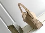 Celine Medium Romy In Supple Calfskin Beige Bag 34x16x5cm - 6