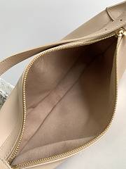 Celine Medium Romy In Supple Calfskin Beige Bag 34x16x5cm - 5