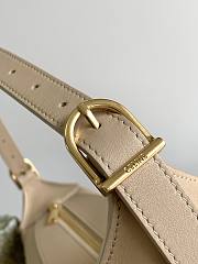 Celine Medium Romy In Supple Calfskin Beige Bag 34x16x5cm - 4