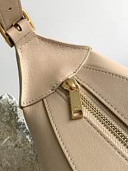 Celine Medium Romy In Supple Calfskin Beige Bag 34x16x5cm - 3