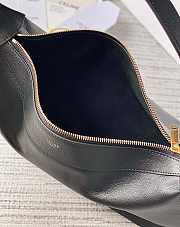 Celine Medium Romy In Supple Calfskin Black Bag 34x16x5cm - 6