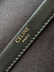 Celine Cabas Thais In Textile With Triomphe And Calfskin Bag 41x28x17cm - 2