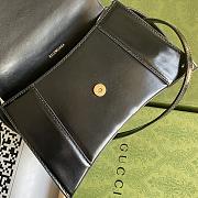 Gucci x Balenciaga Black XS Hourglass Top Handle Bag 23x15x10cm - 5