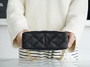 Chanel 23P Hobo Bag in Black 13x18x7cm - 5