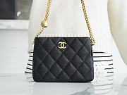 Chanel 23P Hobo Bag in Black 13x18x7cm - 3