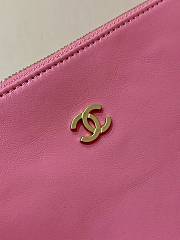 Chanel 22S Calfskin Coral Pink Handbag 35x37x7cm - 5
