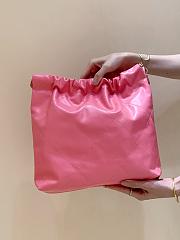 Chanel 22S Calfskin Coral Pink Handbag 35x37x7cm - 2
