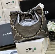 Chanel 22S Calfskin Black Handbag 35x37x7cm - 6
