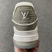 Louis Vuitton Trainer Sneaker White and Grey - 6