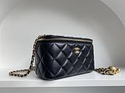 Chanel SS2021 Vanity Case Bag in Black 17x9.5x8cm - 6